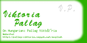 viktoria pallag business card